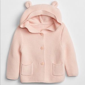 Baby Gap Bear Garter Hoodie Sweater
